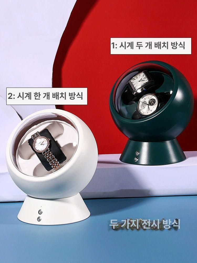 기계식 워치와인더 박스 손목시계 시계보관함 시계거치대 정리함 관리 수납함 오토 - 상세 이미지 3