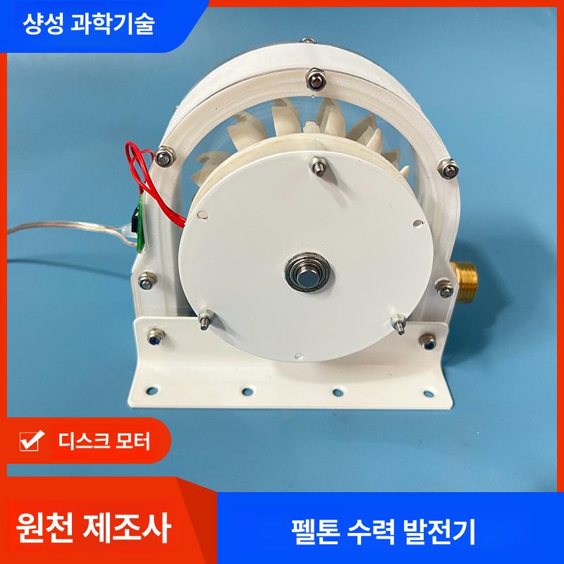 소형 발전기 디스크형 터빈 수력 무철심 코어 무브러시 제네레이터 발생기 - 상세 이미지 3