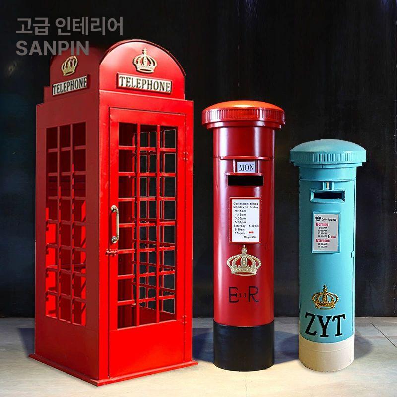 영국 대형우체통 우편함 북유럽우체통 편지함 유럽식 야외 스탠딩 포스트박스 - 상세 이미지 4