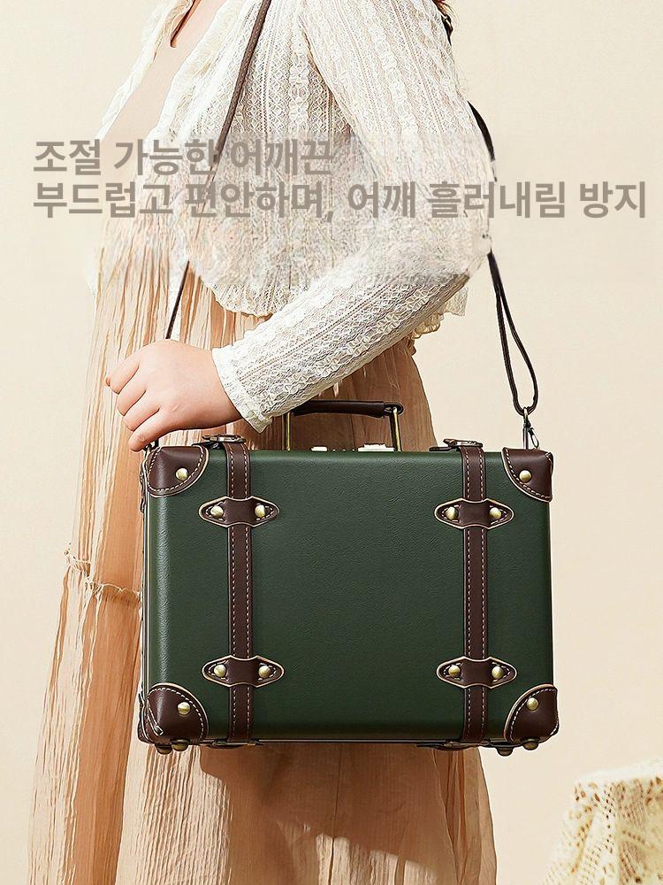 레트로 가방 크로스바디 미니백 여성용 여자 여행용크로스백 슬링백 미니크로스백 - 상세 이미지 5