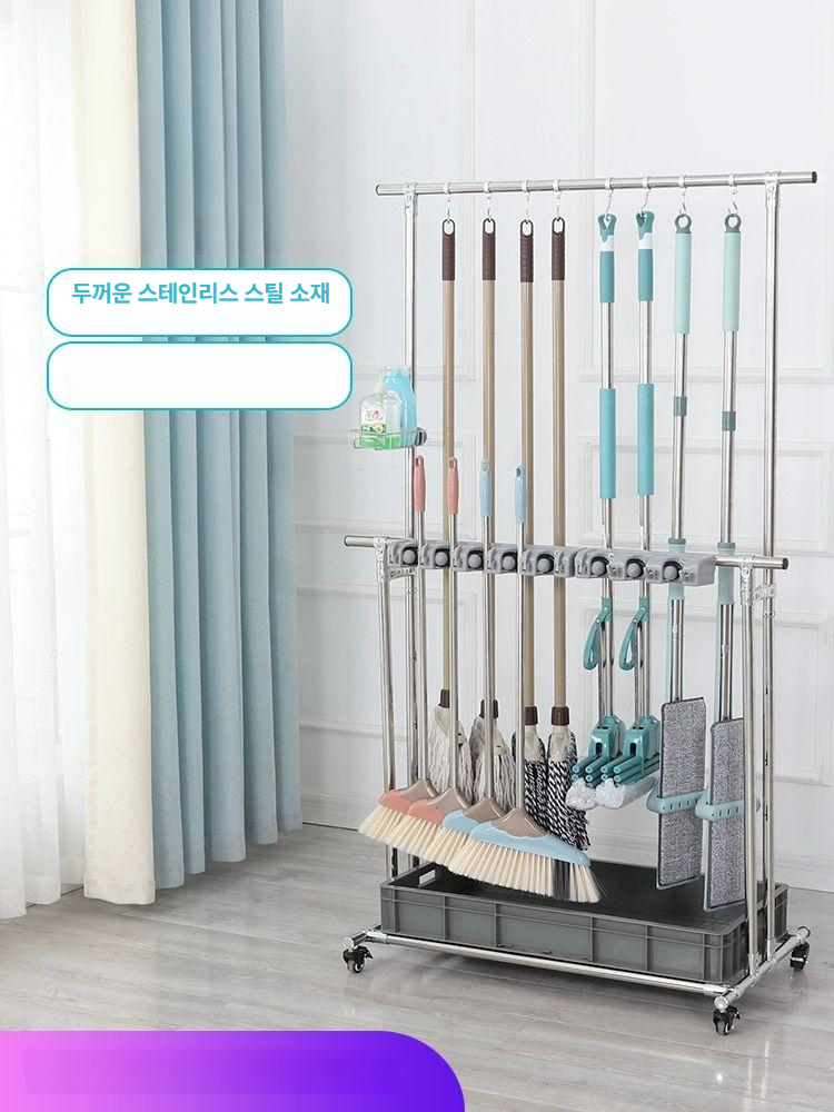 스테인레스 밀대 야외 청소도구 세척대 빠는통 물걸레 청소용품 주방 대걸레통 바닥 - 상세 이미지 2
