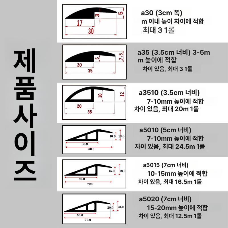 로봇청소기 경사로 pvc 발판 경사판 단차해소 받침 진입 높이 보호 오르막 패드 - 상세 이미지 5