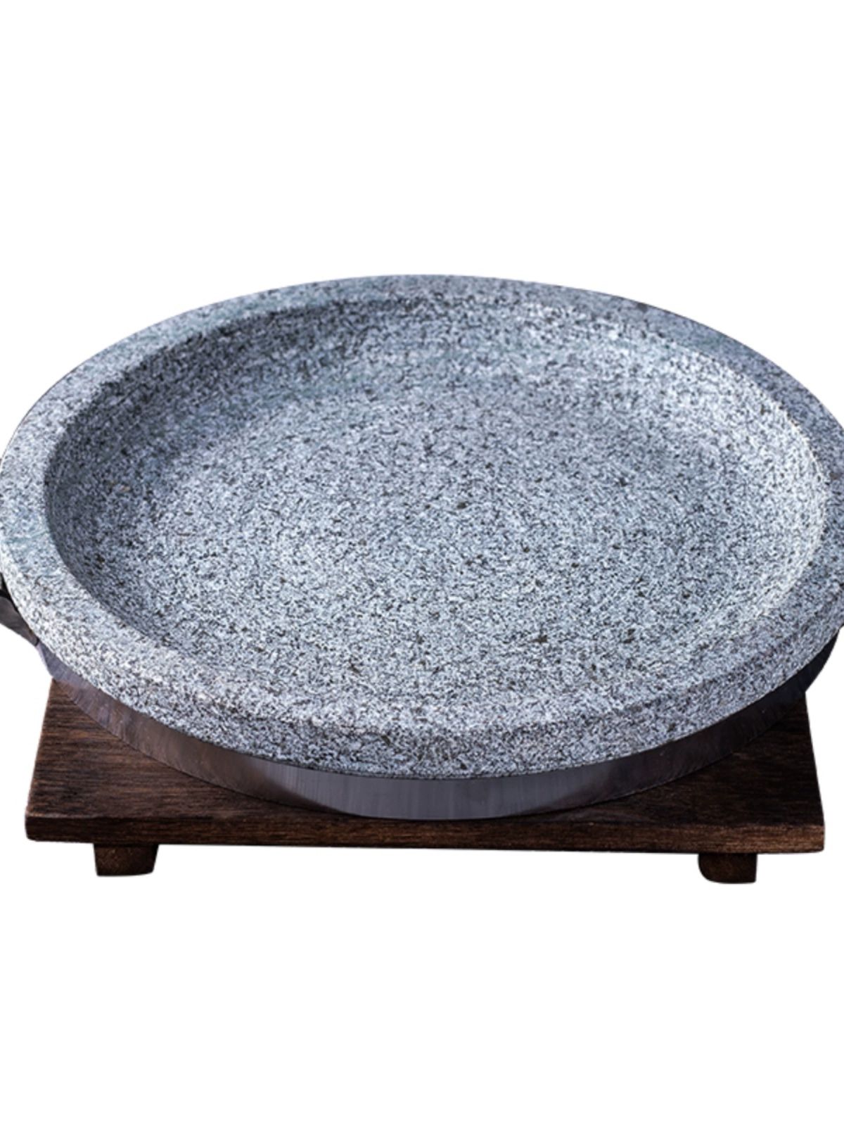 구이용 삽겸살 업소용 곱돌 팬 돌솥 조리용 바베큐 전통 고기돌판 맥반석 스톤 지름 - 상품 이미지