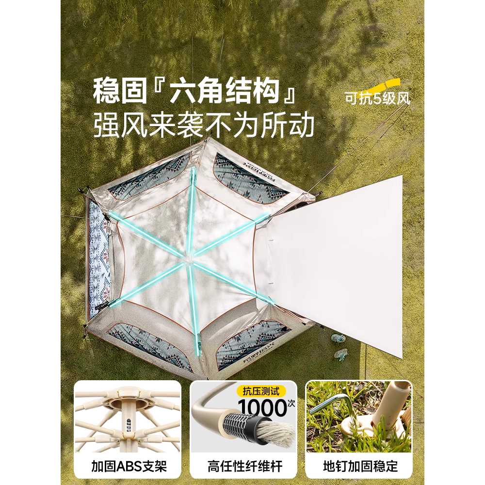 캠핑 방수 텐트 낚시 피크닉 용 그늘막 야외 쉘터 천막 이미지 6