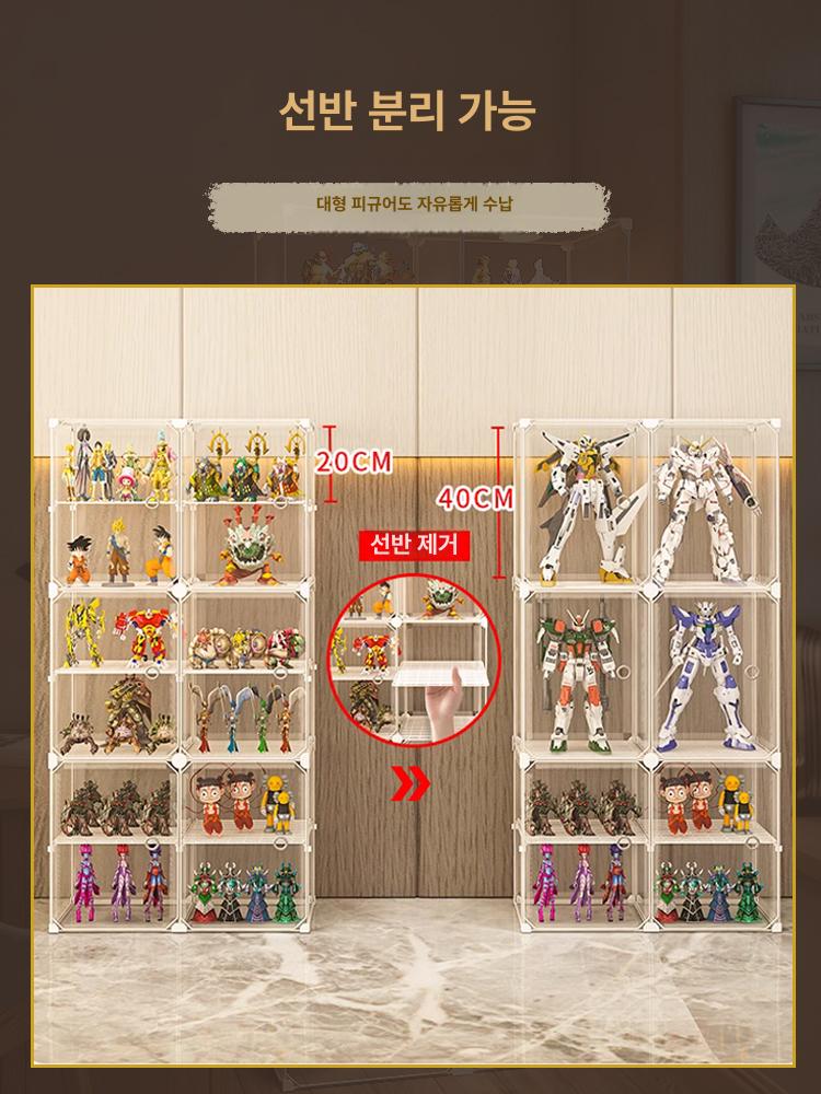 스탠드 아크릴디스플레이 원형 사각 전시대 투명아크릴진열대 상품진열대 - 상세 이미지 4