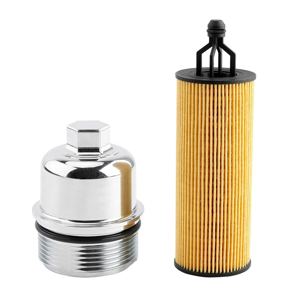알루미늄 오일 필터 하우징 캡 및 어셈블리, 2014-2023 지프, 램, 닷지, 크라이슬러 3.6L V6 엔진, OE# 917-190, 68191350AA 교체(스프링 메커니즘 - 상품 이미지