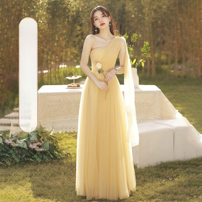브라이덜샤워원피스 스몰웨딩드레스 2부 결혼식 셀프웨딩원피스 파티 셀프웨딩드레스 - 상품 이미지