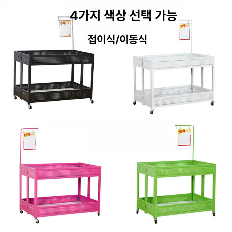 가판대 야외 접이식매대 부스 선반 행사매대 진열대 바퀴 - 상세 이미지 3