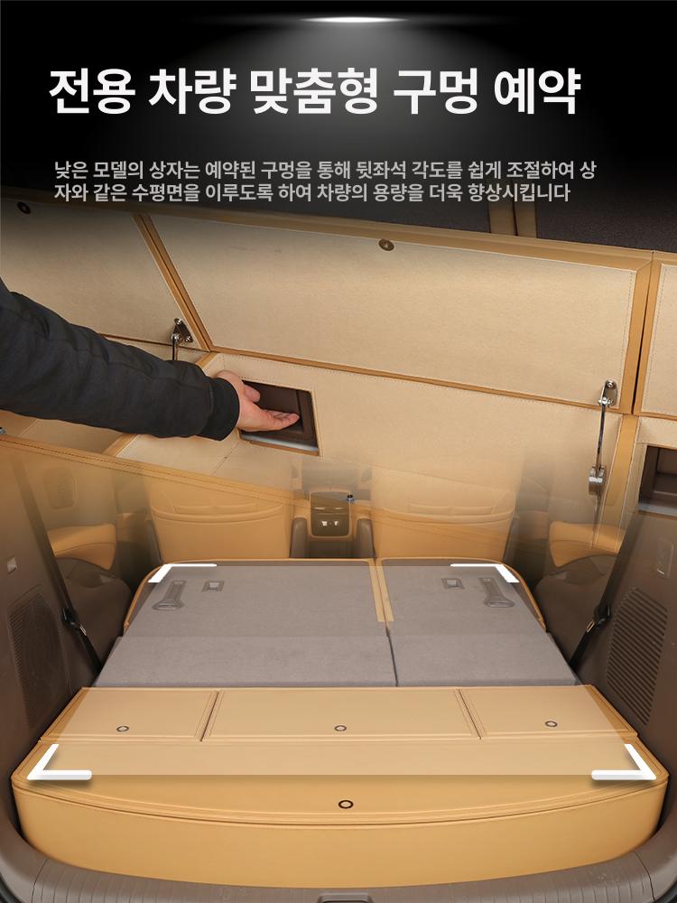 보관함 트렁크선반 캠핑카 차량용 정리 프로 상자 파쉘 세차툴백 비밀번호 박스 - 상세 이미지 5