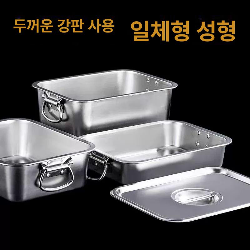 업소용 트레이 스테인레스 사각 대형 다용도 쟁반 카트 랙 운반 바퀴달린 식판 거치대 - 상세 이미지 3