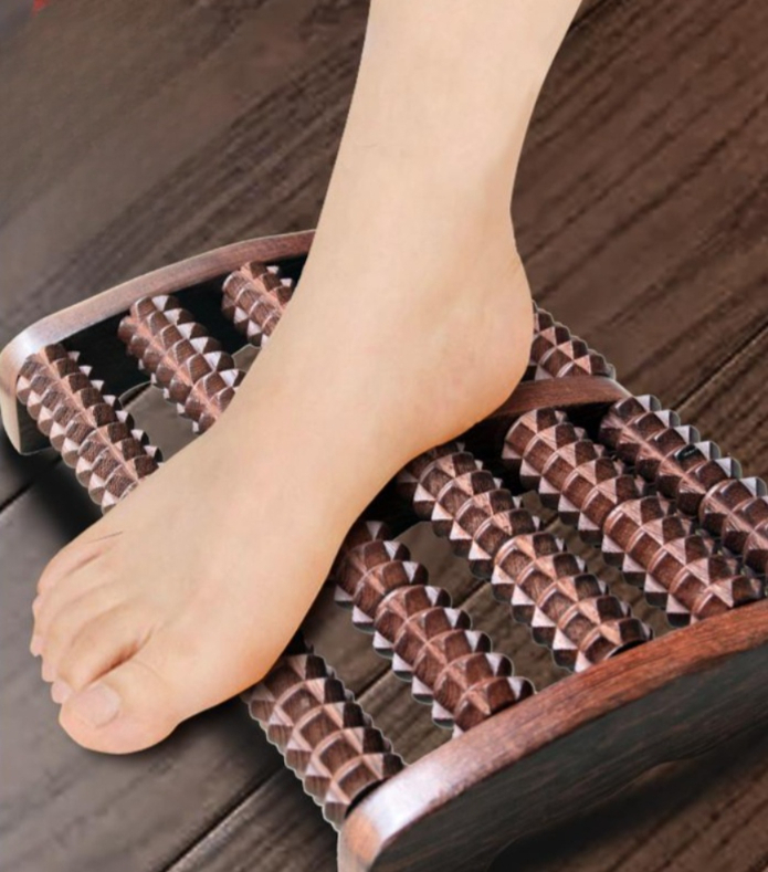 발바닥 발지압기 마사지 안마기 돌돌이발지압판 종아리 경혈 기구 풋롤러 돌기 - 상세 이미지 2