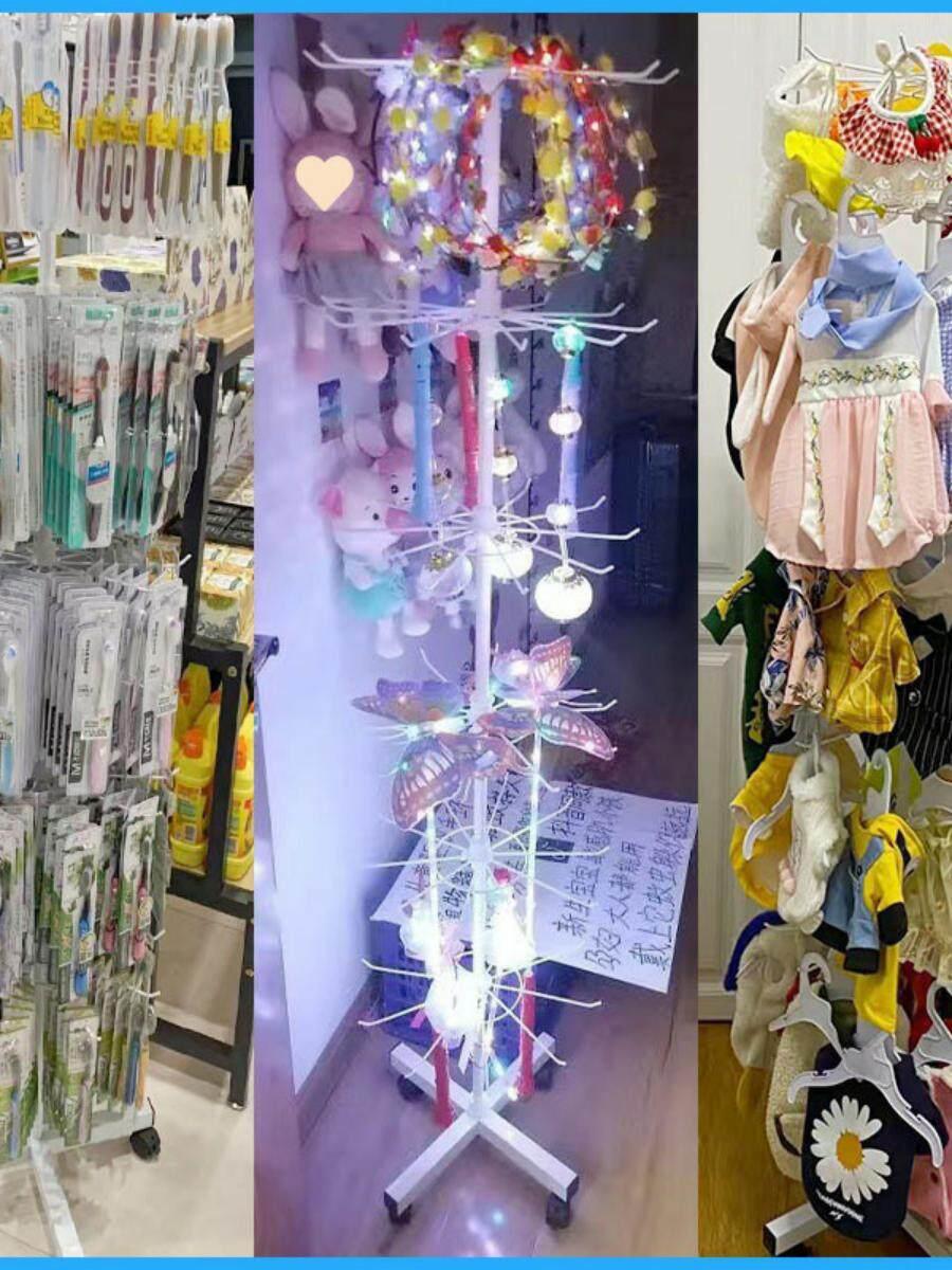 디스플레이 회전진열대 이동식 매장용 거치대 홀더 진열장 전시대 편의점 판매대 수납 - 상세 이미지 3