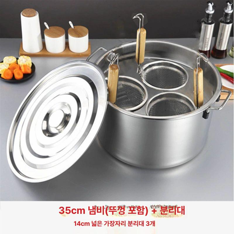 냄비 업소용면탕기 대용량 포차 우동 온면기 업소용면삶기 면삶는기계 전기 사각 - 상세 이미지 4