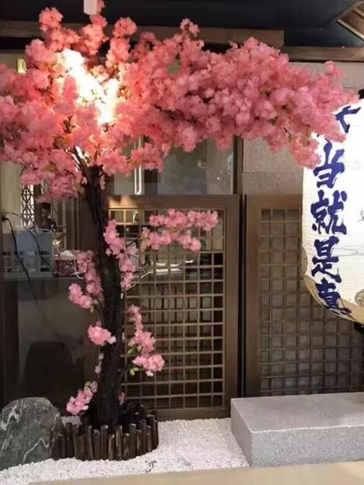 야외 벚꽃나무 웨딩홀 풍성한 카페 조경 인조벚꽃 조화나무 장식용 미터 벚나무 높이 - 상세 이미지 5