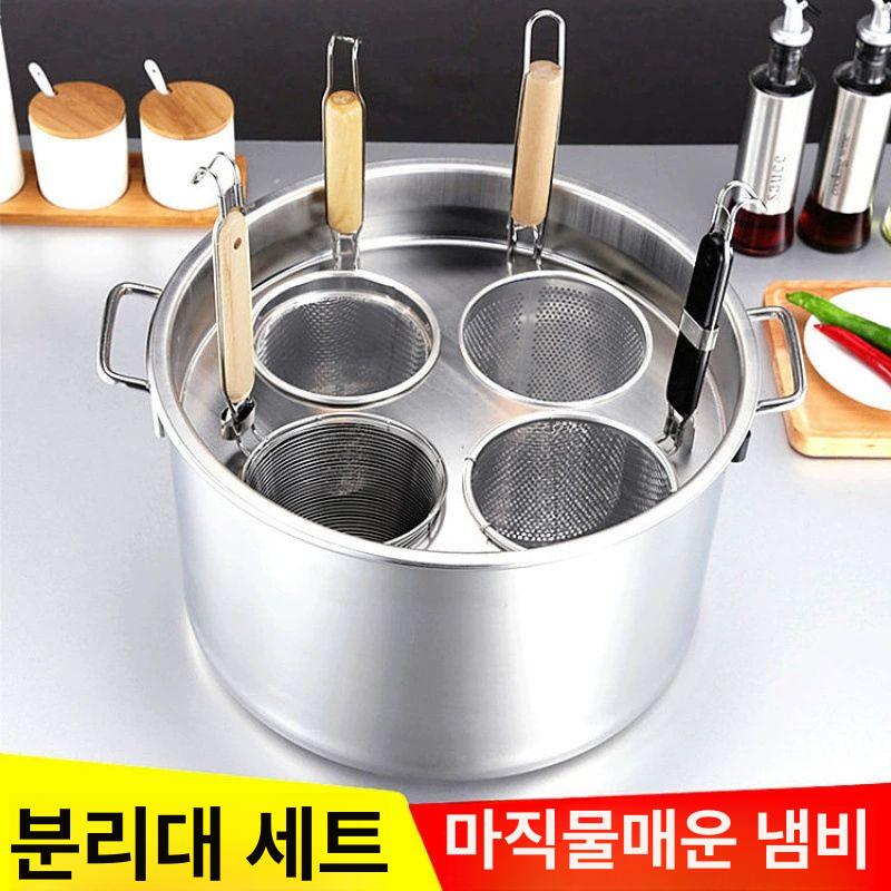 냄비 업소용면탕기 대용량 포차 우동 온면기 업소용면삶기 면삶는기계 전기 사각 - 상세 이미지 3