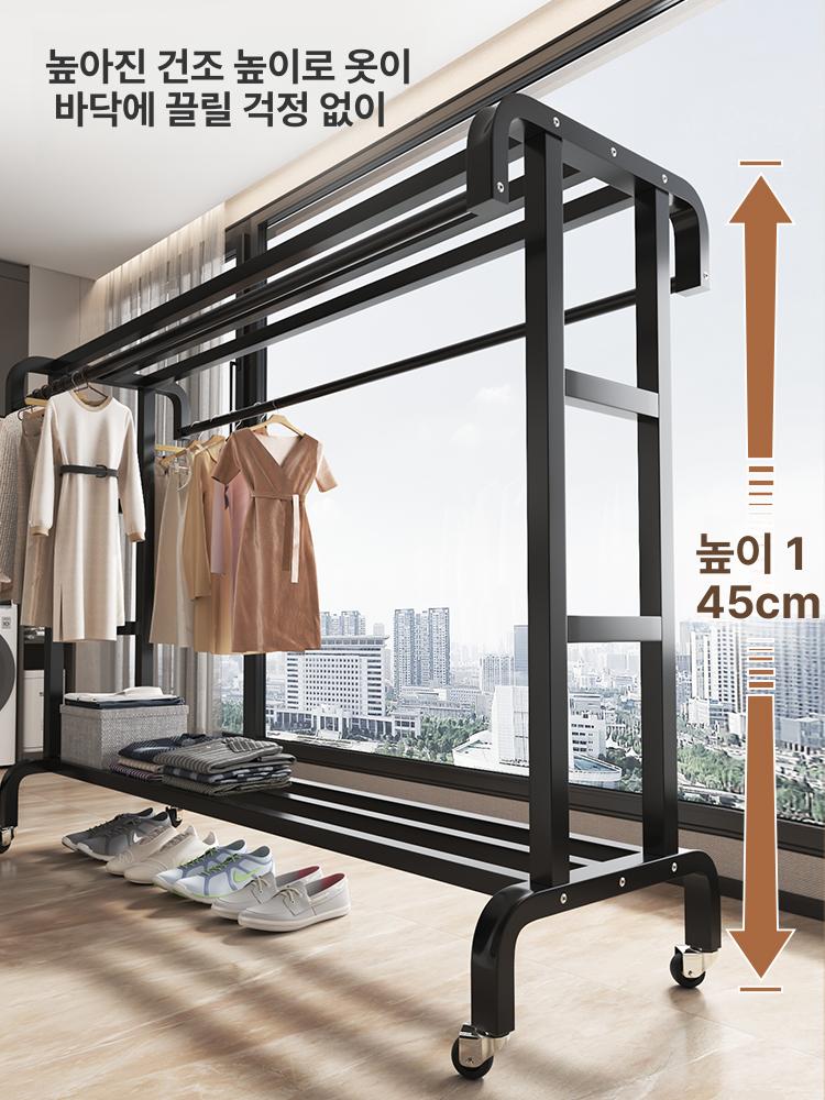 이동식 수납장 철제 매장용 바퀴형 캐스터 랙 진열 다용도 매대 가판대 전시대 행사용 - 상세 이미지 2