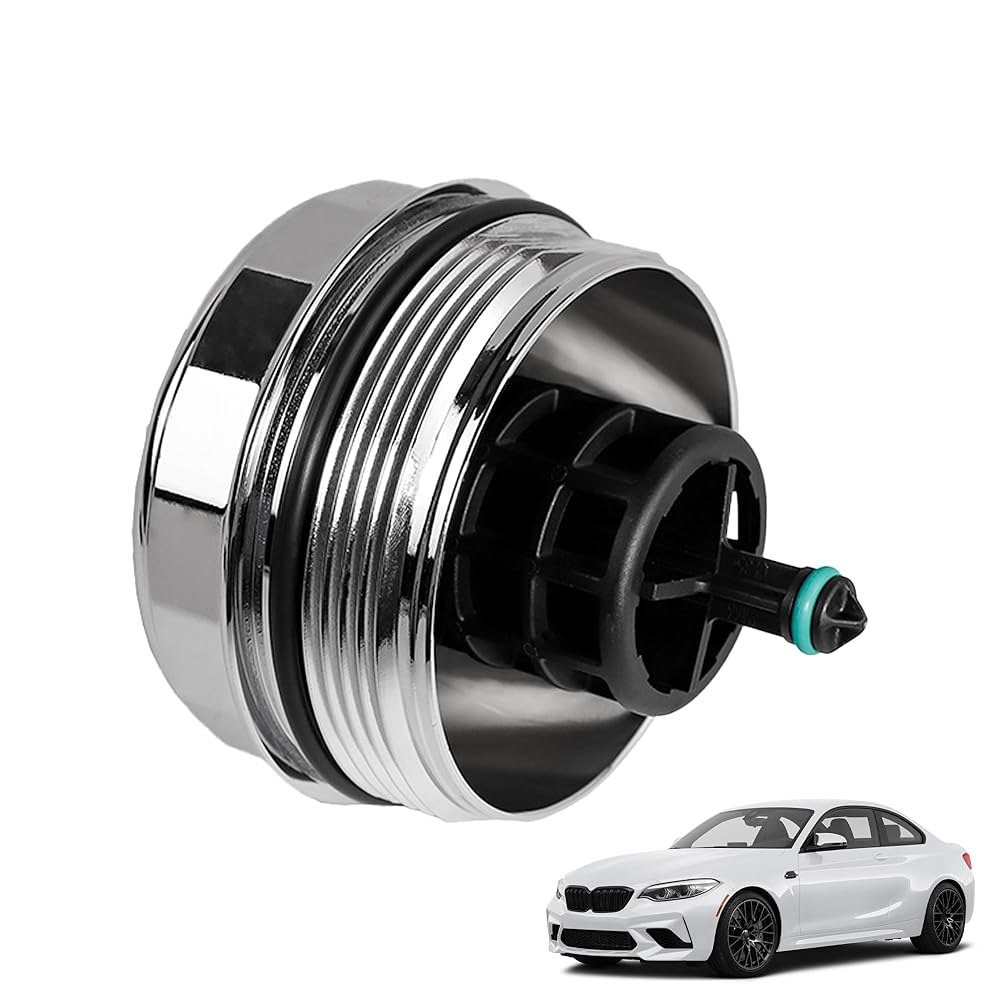 모타리틀 업그레이드 알루미늄 오일 필터 하우징 커버 캡 2006-2018 BMW 128 228 328 330 335 428 535 525 530 640 740 X1 X3 X5 X6 - 상품 이미지