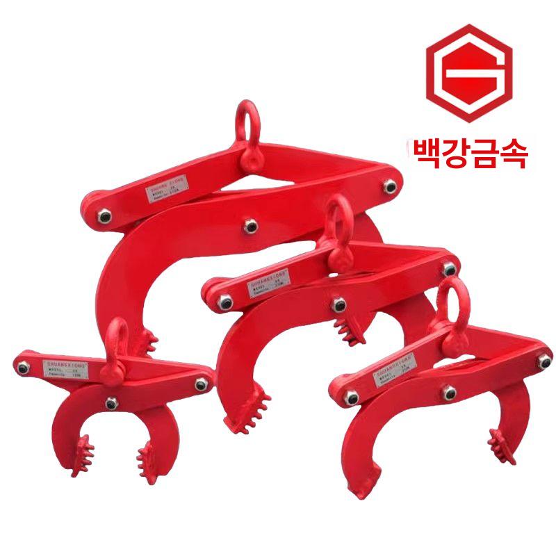 클램프 수로관집게 경계석 돌집게 링형 배수로 두께조절식 운반 보강토집게 - 상세 이미지 4