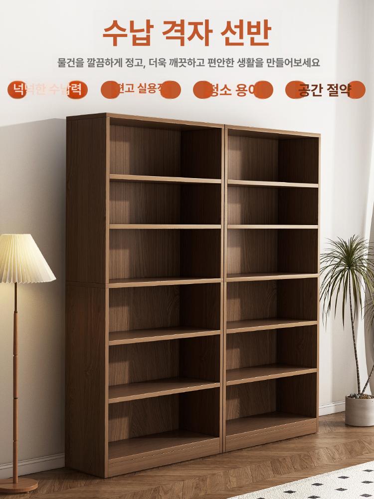 보관함 나무신발장 사무실 틈새 선반 벤치 인테리어 캐비닛 정리대 수납 스타일 오픈 - 상세 이미지 2