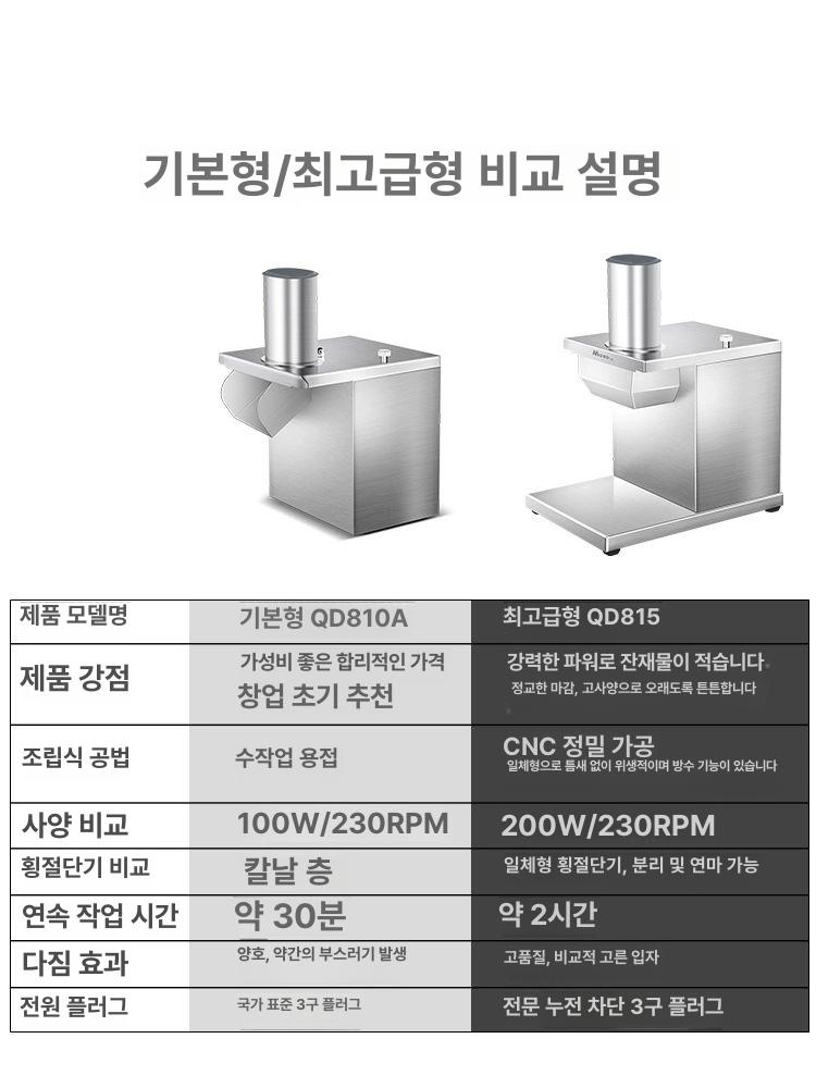 업소용 기계 자동 상업용 당근 채칼 채소 슬라이서 다기능 가정용 슬라이스 만능 - 상세 이미지 3