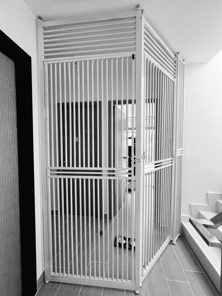 고양이 펜스 울타리 케이지 가정용 휀스 철망 실내 반려견 반려묘 격리장 견사 분리 - 상세 이미지 2