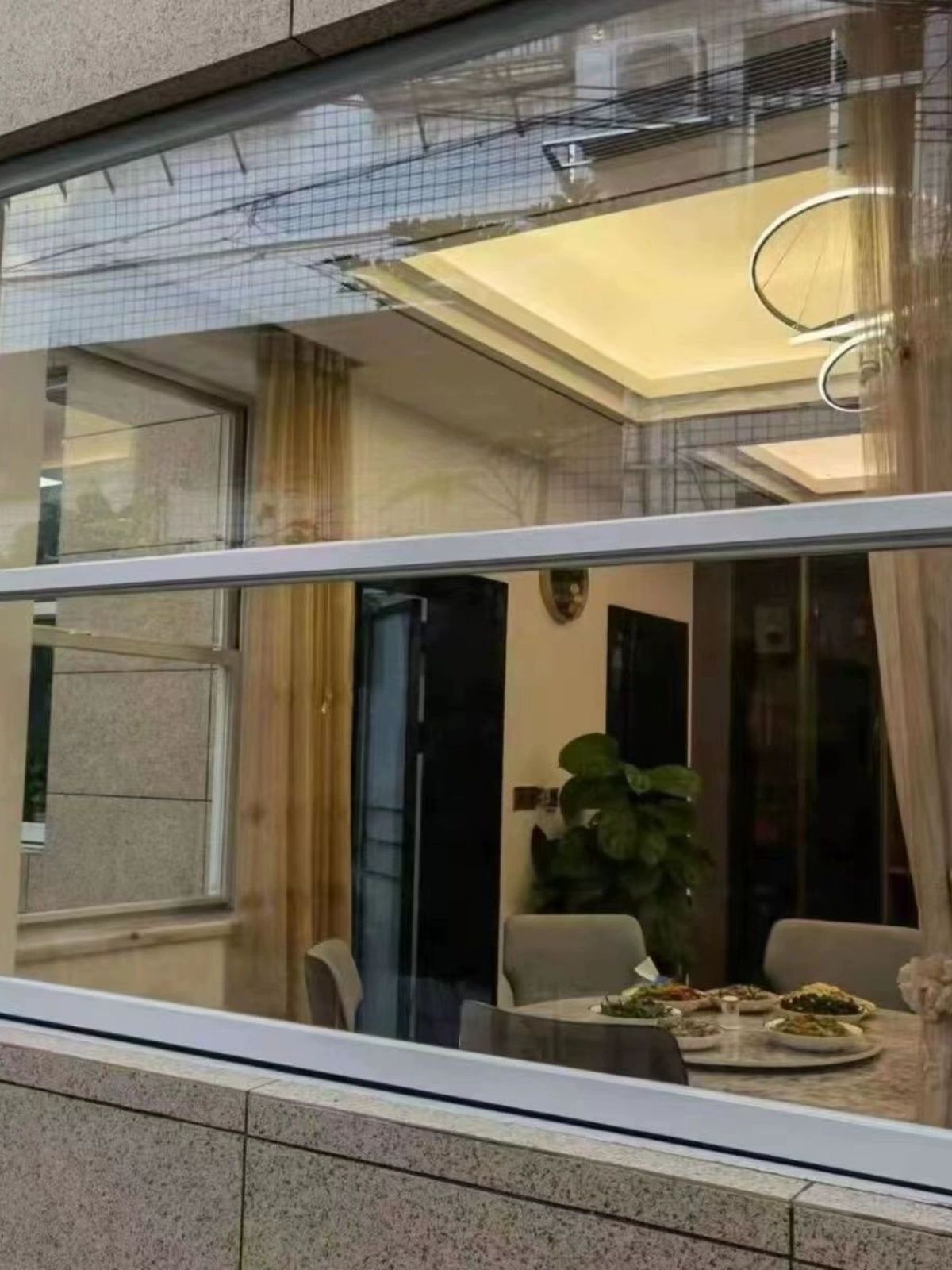 알루미늄 인테리어 슬라이딩 없는 창문 유리 채광창 가구 친환경 프라임 교체 오픈형 욕실 - 상세 이미지 4