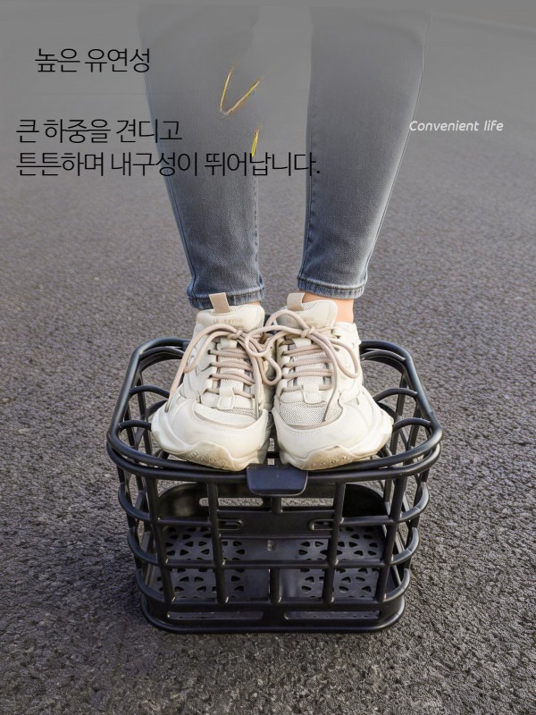 탈부착 전기자전거 방수 앞바구니 프론트백 수납 자전거용 - 상세 이미지 4