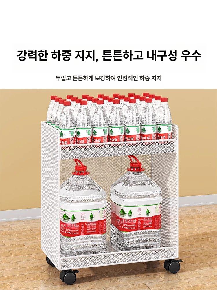 이동식 수납선반 사무실 정리대 보관함 책상밑수납 수납장 북카트 북선반 단층 아래 이미지 6