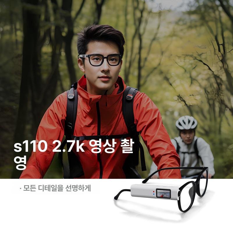 스마트 안경 녹화 사이클링 실시간 스포츠용 웨어러블 낚시용 와이파이 사진 영상 - 상세 이미지 3