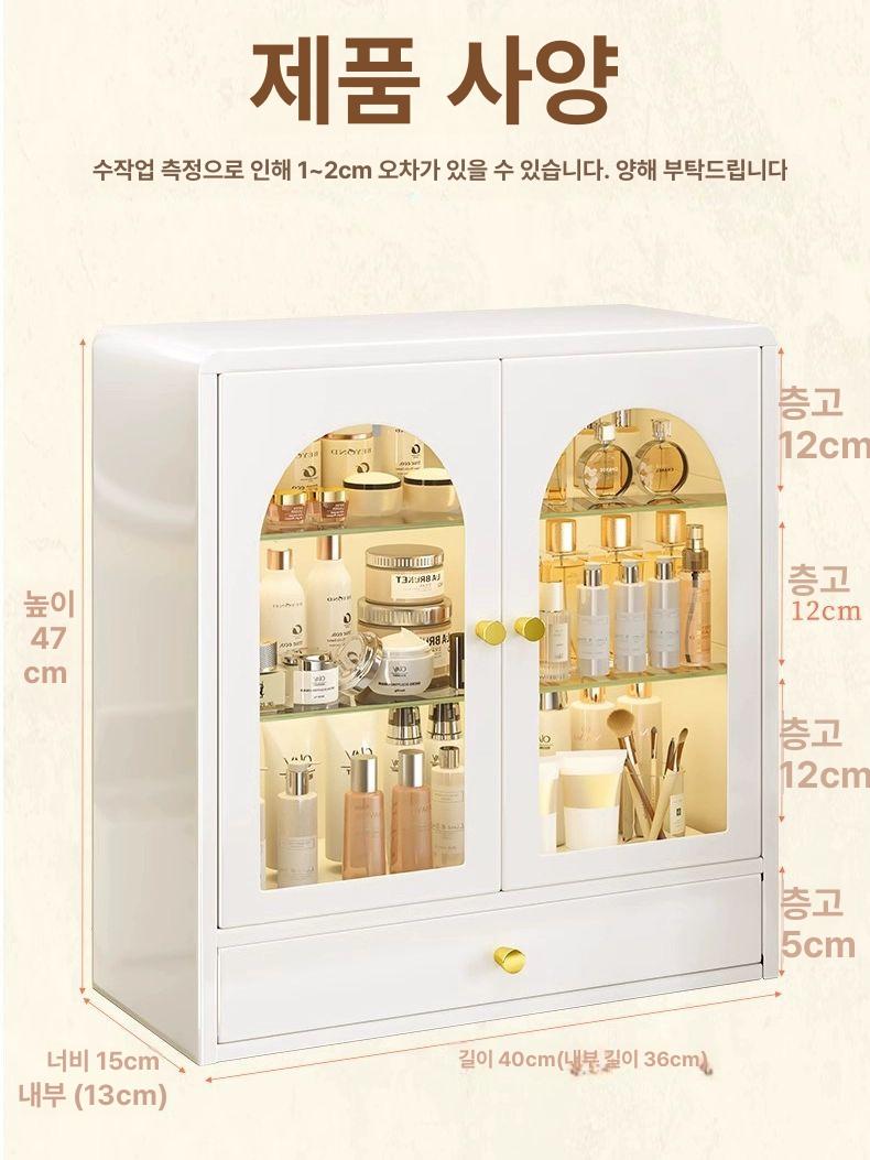 찻장 컵진열장 다기장 빈티지 컵보드 수납장 미닫이 미니찬장 캐비닛 엔틱그릇장 - 상세 이미지 4