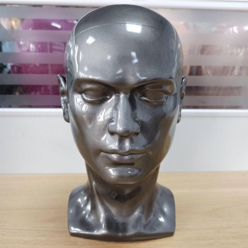 남성 두상마네킹 디스플레이 거치대 얼굴모형 모자걸이 남자 진열 스티로폼 두상모형 - 상세 이미지 3