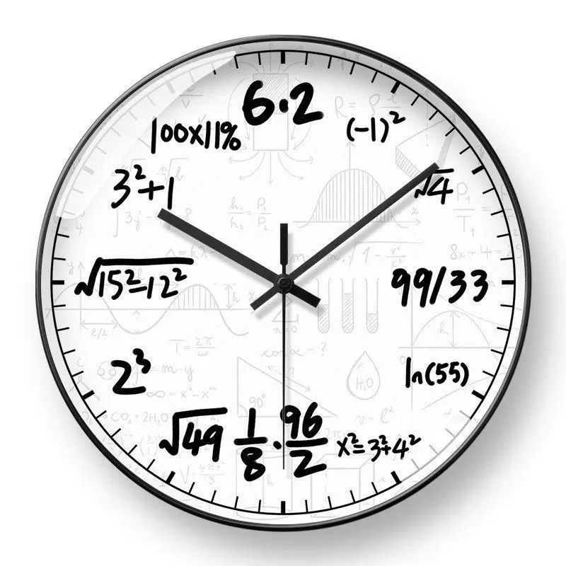 벽시계 수학시계 강의실 인테리어 보증 학원시계 교육용시계 - 상세 이미지 3