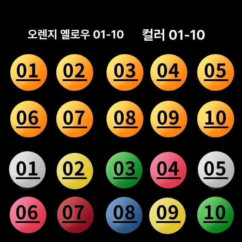 번호적힌 추첨공 복불복 경품뽑기 로또볼 랜덤 행운의 행사 숫자 상자 케이스 - 상세 이미지 2