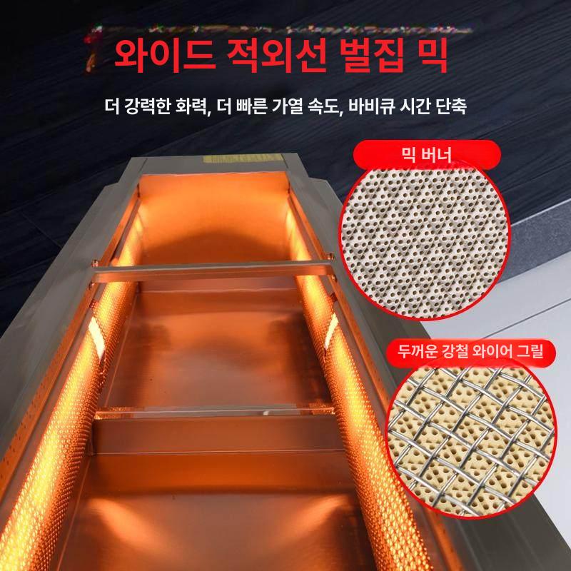 야키토리 전기화로 불판 야외 바베큐 가정용 전기그릴 바비큐 양꼬치기계 캠핑용 - 상세 이미지 3