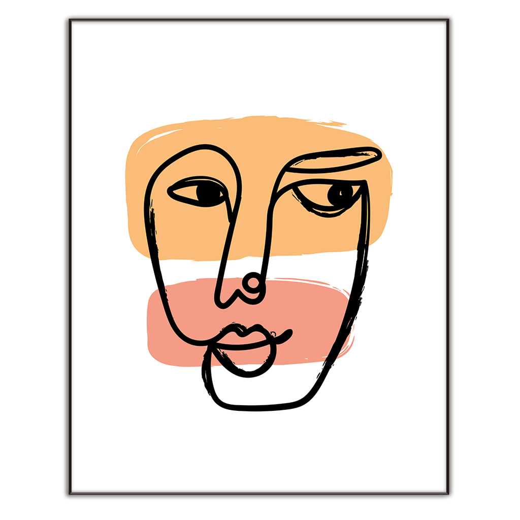제로팅 추상 일러스트 053 명화 그림 액자 인테리어 AIP53E29 - 상품 이미지