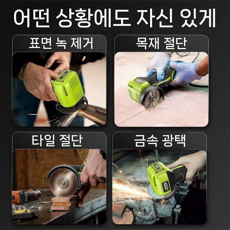 그라인드 연삭기 공구 샌딩기 핸드그라인더 연마기 광택기 탁상 탁상용 전동 폴리싱 소형 금속 500W 고출력 모델에는 액세서리가 없습 - 상세 이미지 2