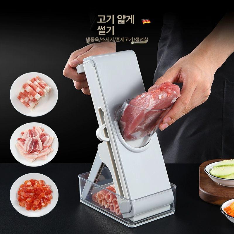 다용도 마늘 야채슬라이서 커터기 슬라이스 당근 양배추 만능채칼 멀티 전기 - 상세 이미지 2