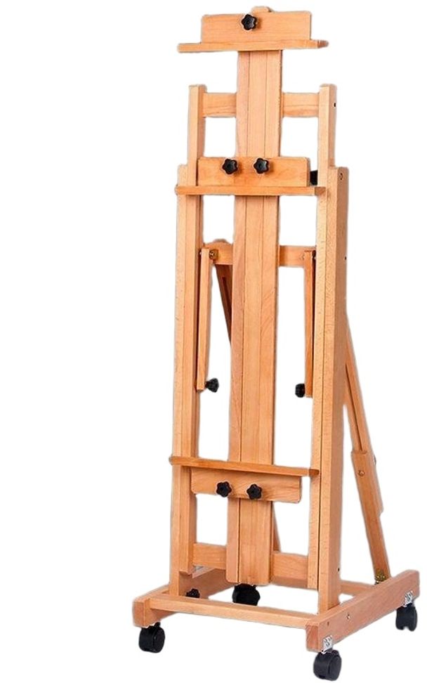 대형 원목이젤 전문가용 화판 그림 미술 회화 각도 대작용 수채화 유화대 화가용 보드 - 상품 이미지