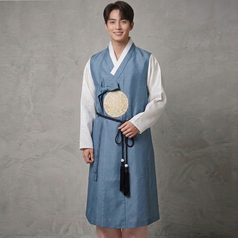 궁 한복대여 혼주 남성 결혼식 하객 팔순 돌가족 행사 한복맞춤 122번 - 상품 이미지