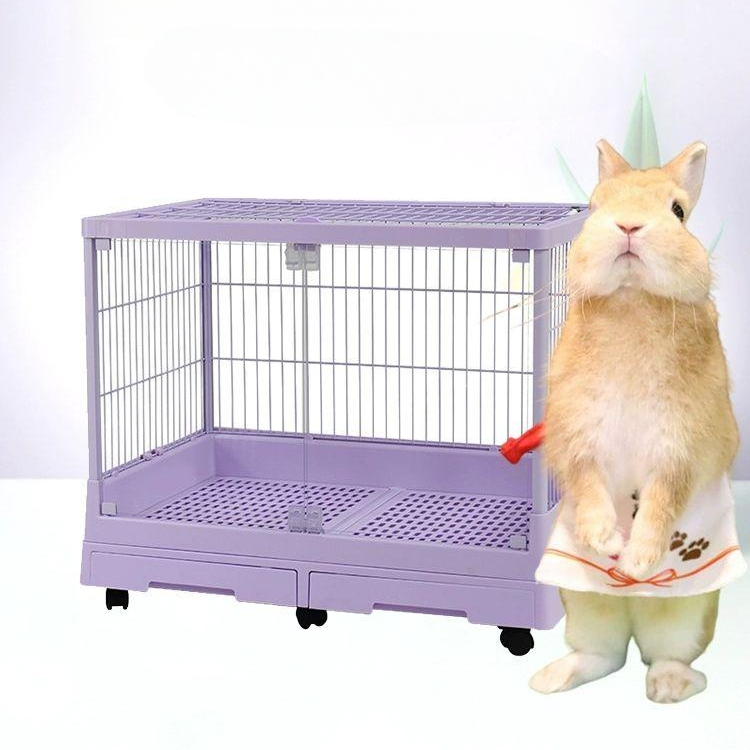 친칠라 토끼케이지 서랍형 철장 토끼집 사육장 토끼장 애완동물 은신처 반려동물 - 상품 이미지