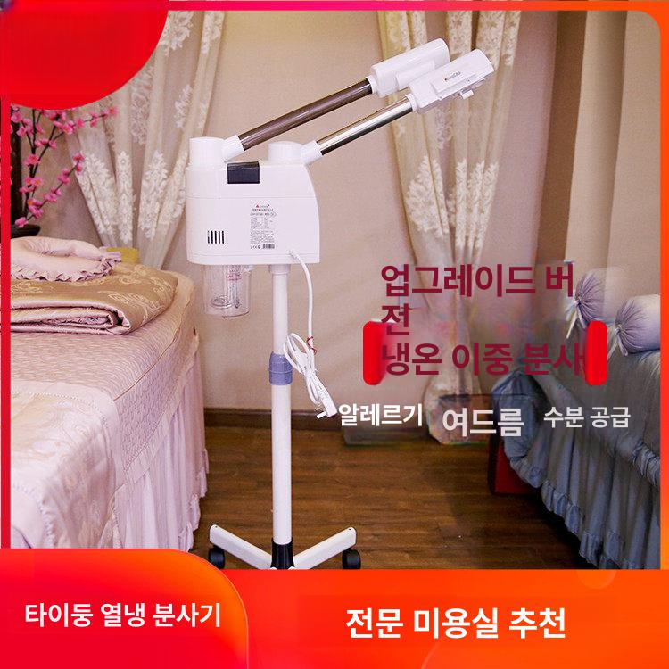 미용 얼굴스팀기 피부 수분 듀얼 페이스 가정용 헤드스파 페이셜스티머 헤어미스트기 - 상세 이미지 2