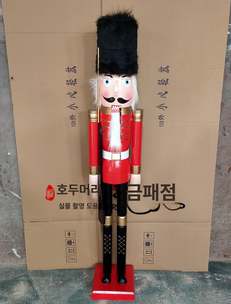 인테리어 호두까기인형 홈 목재 데스크탑 북유럽 병사 데코 - 상세 이미지 3