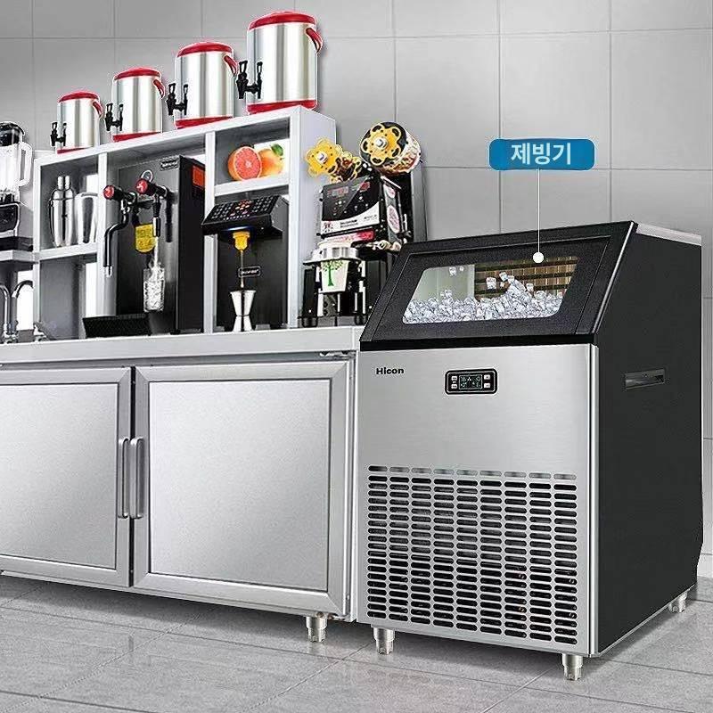 업소용 공냉식 대용량제빙기 제조기 상업용 카페 가정용 식당 사무실 반달얼음 아이스 - 상세 이미지 4