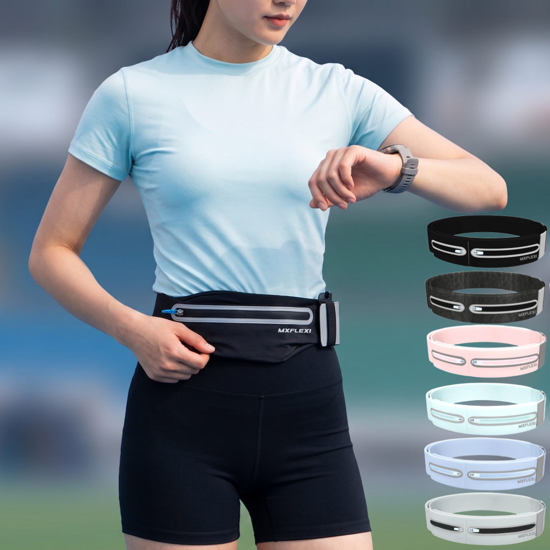 MXFLEXI 러닝벨트 런닝가방 허리밴드 마라톤 힙색 플립벨트ver.2 - 상품 이미지