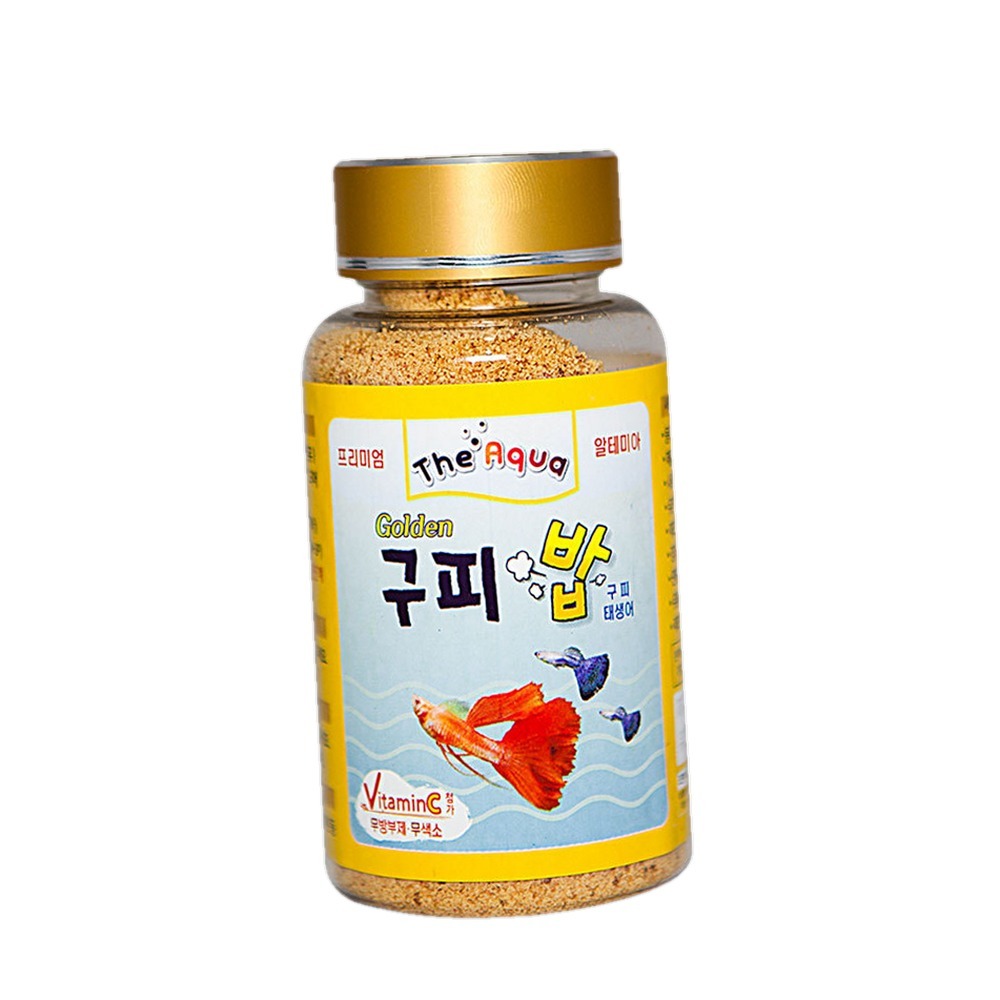 소화흡수고급원료구피먹이 영양밸런스소형관상어 발색강화면역력강화구피사료 65g - 상품 이미지