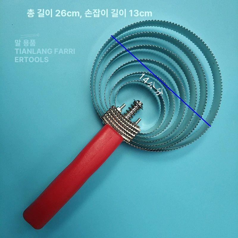 소털 소등긁개 털갈이 회전 축사 색상 빗 말 긁기 디자인 브러쉬 털정리 톱니형 원형 - 상세 이미지 4