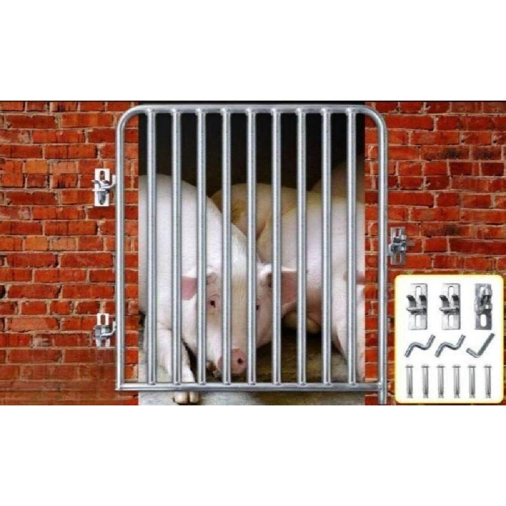 돼지 우리 철장 가축 격리 출산 축사 케이지 농장 분만실 운반 이송 부속품 울타리문 - 상품 이미지