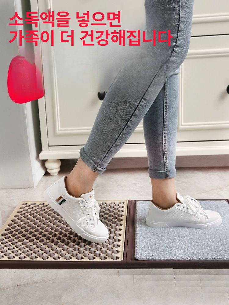 방역 위생 신발소독매트 발판소독기 분진 다회용 식품공장 통기성 실험실 일회용 - 상세 이미지 3