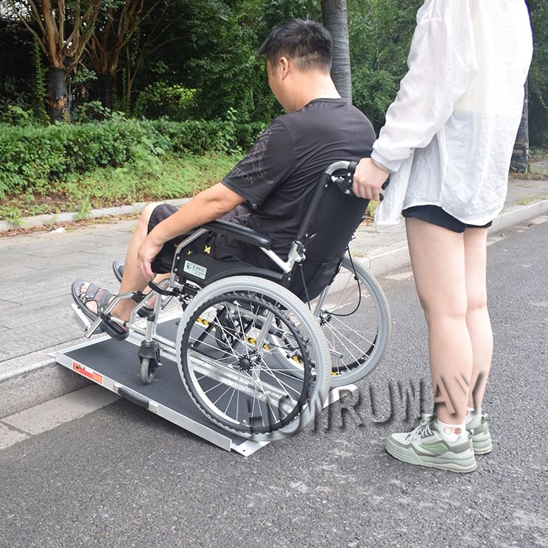 문턱 슬로프 차량진입판 경사판 발판 이동식경사로 램프 장애인경사로 경사대 차량용 - 상세 이미지 2
