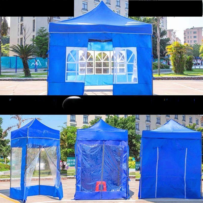 행사용 붕어빵천막 평지붕 임시 워터프루프 그늘막 직사각 바람막이 미니천막 방풍 - 상품 이미지